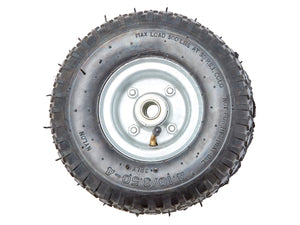 10 inch pneumatic wheel with 19mm shaft, to suit Trojan jockey wheels