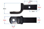 Towball mount, 3500kg, 98mm drop, 120mm ball to pin