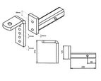Hayman Reese Trailer Ball Mount - 215x250mm - 2500kg
