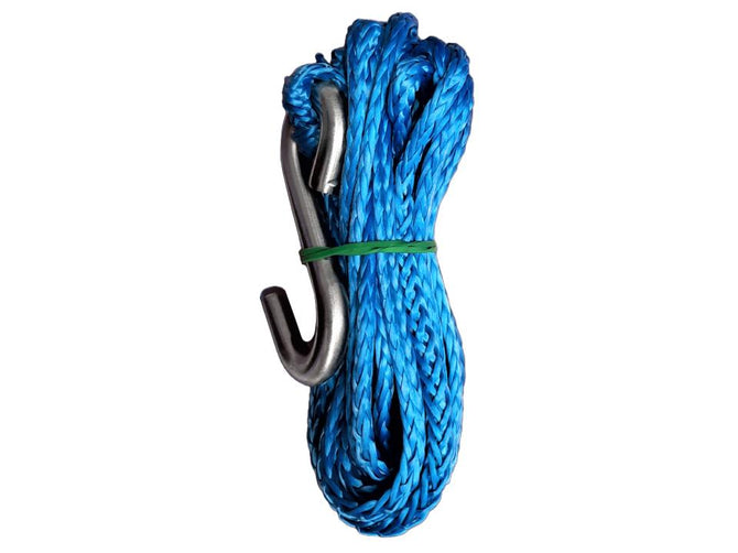 Blue Winch Rope, 6mm diameter X 6m, Capacity (1200kg)
