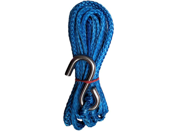 Blue Winch Rope, 6mm diameter x 8m, Capacity (1200kg)