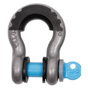 Nu-D 19mm 4WD galvanised bow shackle, WLL 4.75T, 2 pack