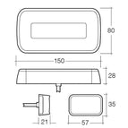 NARVA 12V LED Model 37 Tail Lamp Kit