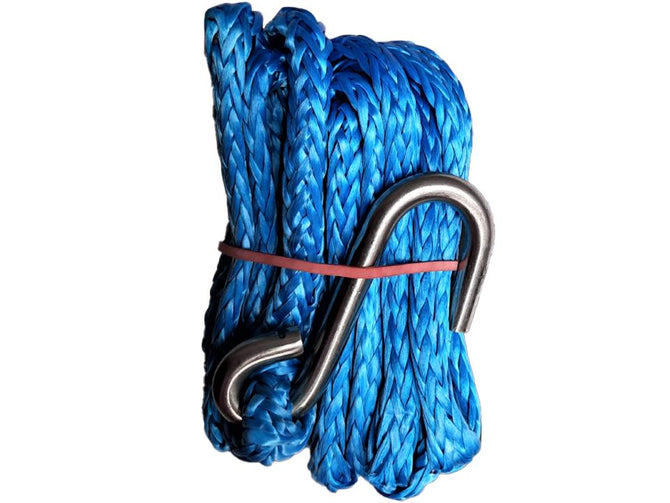 Blue Winch Rope, 6mm diameter x 4m, Capacity (1000kg)