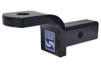 Rear angled view of Hayman Reese 65111 towball mount showing the receiver shank and towball hole