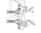 Dimensioned drawing of the Pro Series PRO7217 heavy-duty towball mount in rise and drop positions