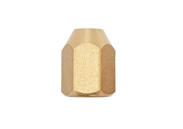 Trojan Hydraulic Brake Fitting - Brass Flare Nut 3/8UNF