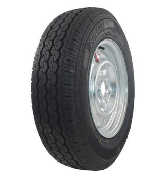 WHEEL 14"X6" GALV RIM +30MM OFFSET KNOTT 5X4.5"PCD 195X14 TYRE