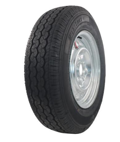 WHEEL 14"X6" GALV RIM +30MM OFFSET KNOTT 5X4.5"PCD 195X14 TYRE