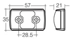 Narva LED 14 9-33V Side Marker Red/Amber