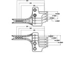 Dimensioned drawing of the adjustable towball mount showing all drop and rise positions