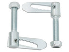 Long Drop Lock - Bolt on - M12 x 50mm - Pair