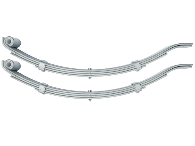 4 Leaf Low Slipper Spring - 1000kg - 50mm wide - Pair