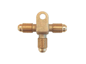 Trojan Hydraulic Brake Fitting - Brass Tee 3/8UNF