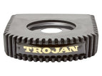 Trojan shin protector, detail