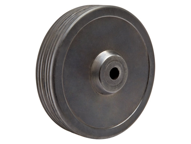 6 inch solid rubber tyre wheel to suit Trojan jockey wheels