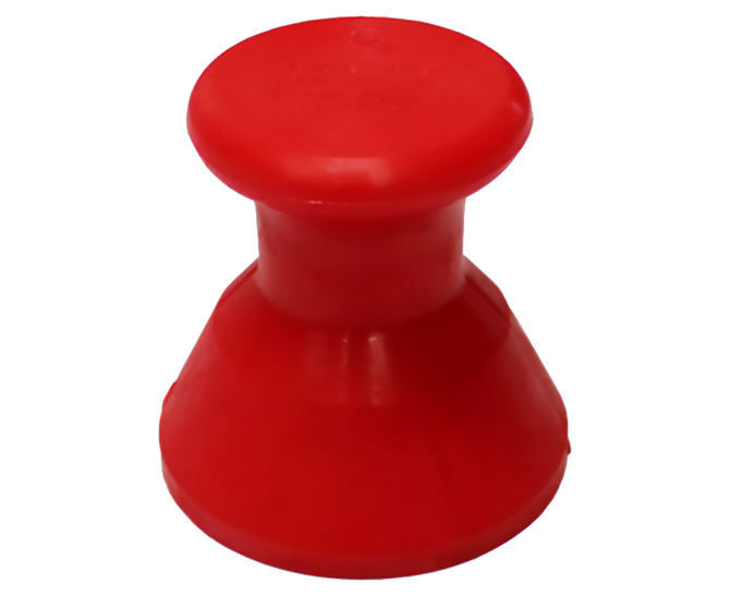 Red polyurethane pin cover for the Cruisemaster DO35 coupling