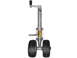 Christine Products CP15SH jockey wheel, 500kg, 190x75mm alloy twin-wheel, bolt-on