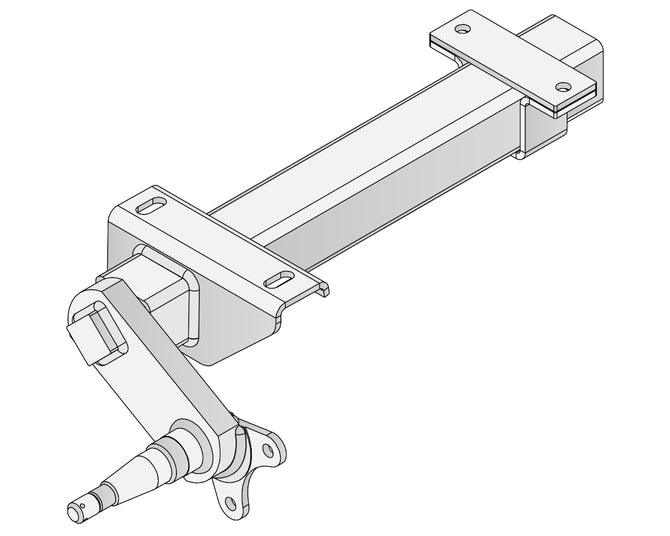 Trojan half-beam Duratorque left 1500kg Retro T081016LHF
