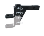 Pro Series PRO7218 towball mount showing alternative height positions for the adjustable head