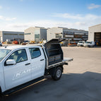 KABoxes 1360 Series Charcoal Grey toolbox fitted to a ute tray