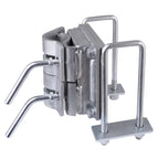 Optitec OW15 clamp bracket fitted to a drawbar
