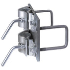 Optitec OW21 clamp bracket fitted to a drawbar