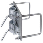 Optitec OW6 clamp bracket fitted to a drawbar