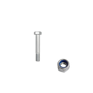 R8608 M16 x 85mm trailer spring bolt with nyloc nut
