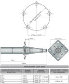 Trojan T134135 dimension drawing
