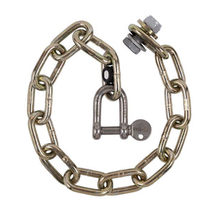 Nu-D trailer safety chain kit, 8mm G70 chain rated 2.5T with 14 links