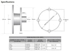 Trojan Integral Hub Kit 1500kg D/B 4X4-1/4X7/16