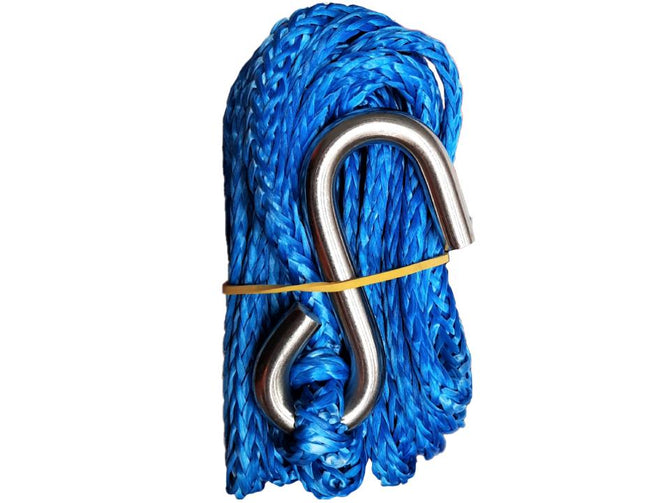 Blue Winch Rope, 6mm diameter x 5m, Capacity (1200kg)