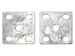 Trojan Axle Plate -to suit M12 U-Bolt (Pair)