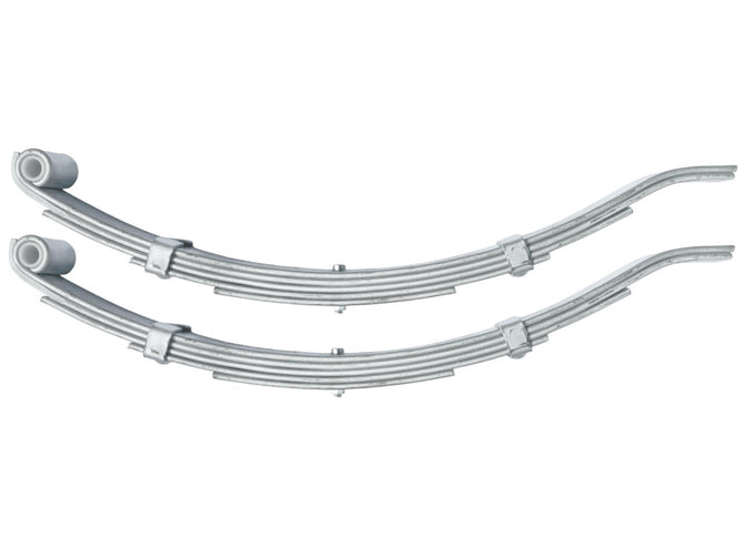 5 Leaf Low Slipper Spring - 1250kg - 50mm wide - Pair