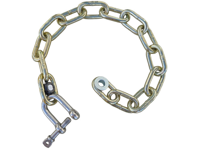 Safety Chain -14 Link with Captive D-Shackle (S/S)