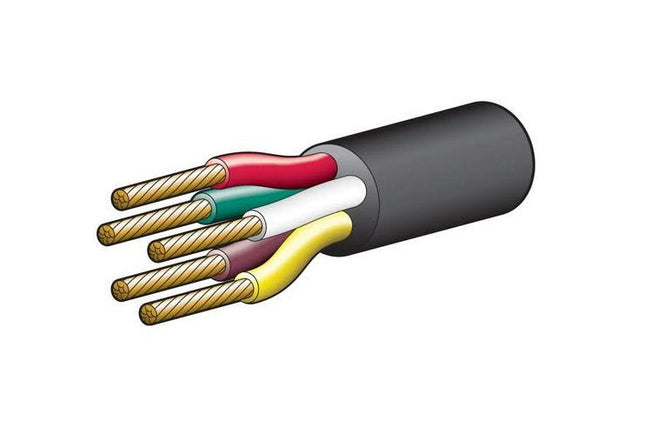 7 Core 4mm Trailer Cable (Sold Per Metre)