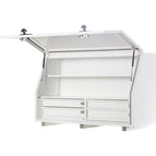 KABoxes 1360 Series 4 Drawers & 2 Shelves - White