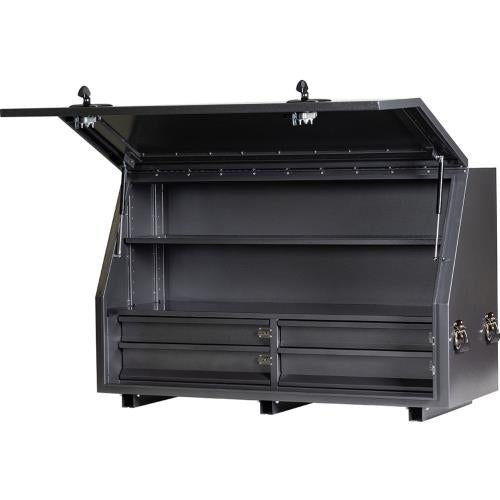 KABoxes 1360 Series 4 Drawers & 2 Shelves - Charcoal Grey