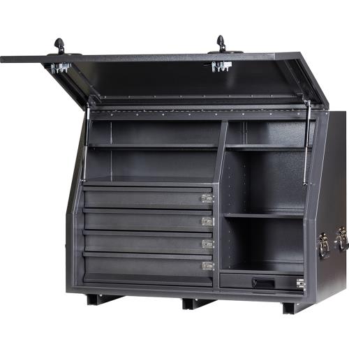 KABoxes 1360 Aluminium Series 4 Drawers & 5 Shelves - Black