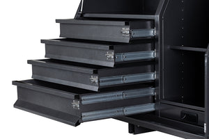 KABoxes 1150 Series 4 Drawer 5 Shelves - Charcoal Grey