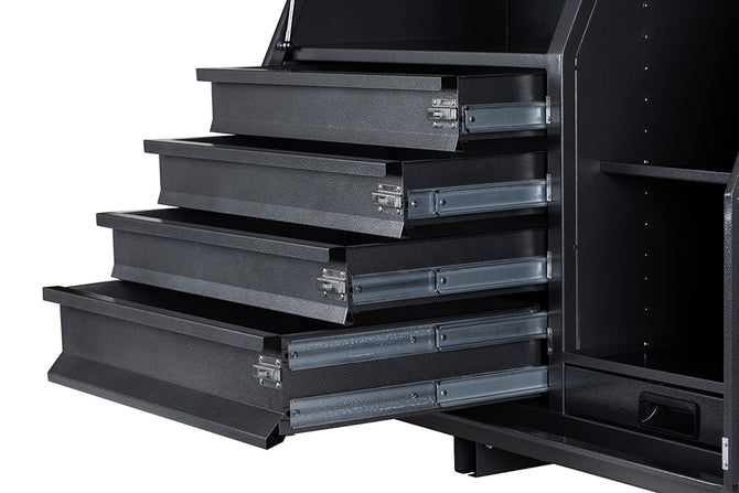 KABoxes 1150 Series 4 Drawer 5 Shelves - Charcoal Grey