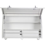 KABoxes 1360 Series 4 Drawers & 2 Shelves - White