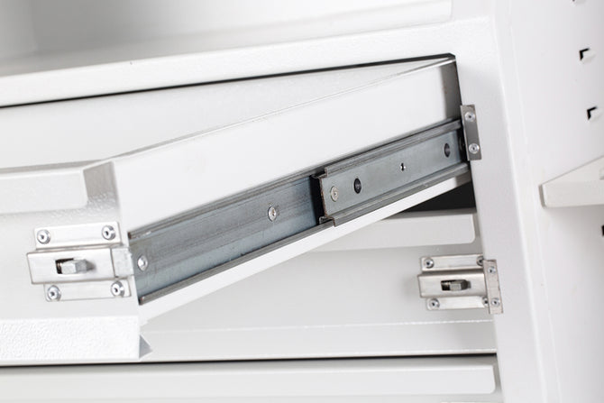 KABoxes 1150 Series 4 Drawer 5 Shelves - White