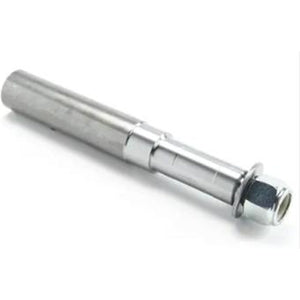Trailer axle stub, 225mm long, 25mm bearing